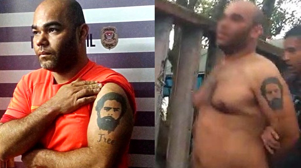 Homem que assassinou a ex e o filho tem tatuagem de Lula