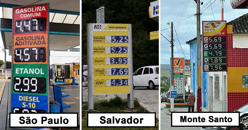 Petrobrás Baixa Gasolina 2 Vezes Seguidas, mas Postos de Monte Santo não Repassam Descontos aos Consumidores