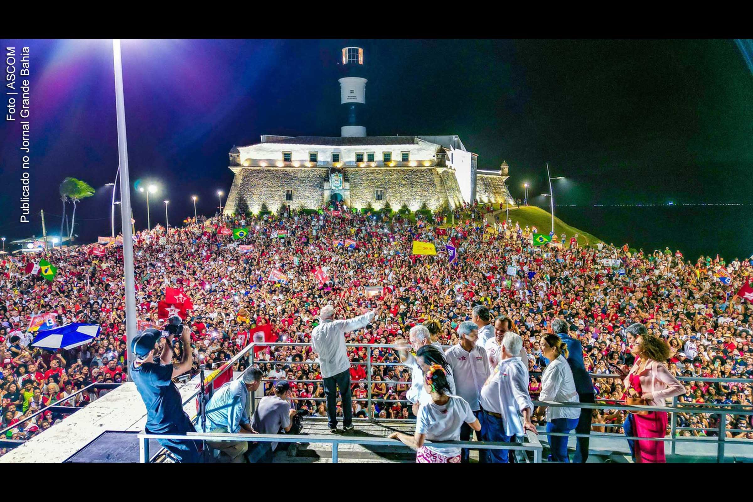 Lula Cumpre Agenda de Campanha em Salvador