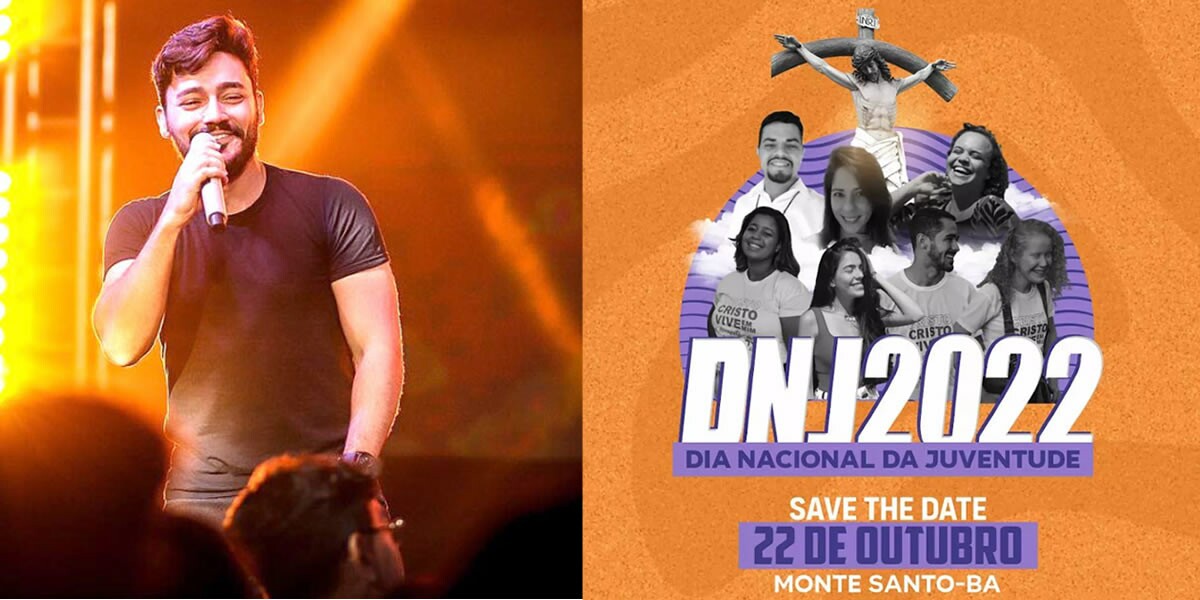 Dia Nacional da Juventude será realizado neste sábado 22 em Monte Santo, com show do cantor Thiago Brado