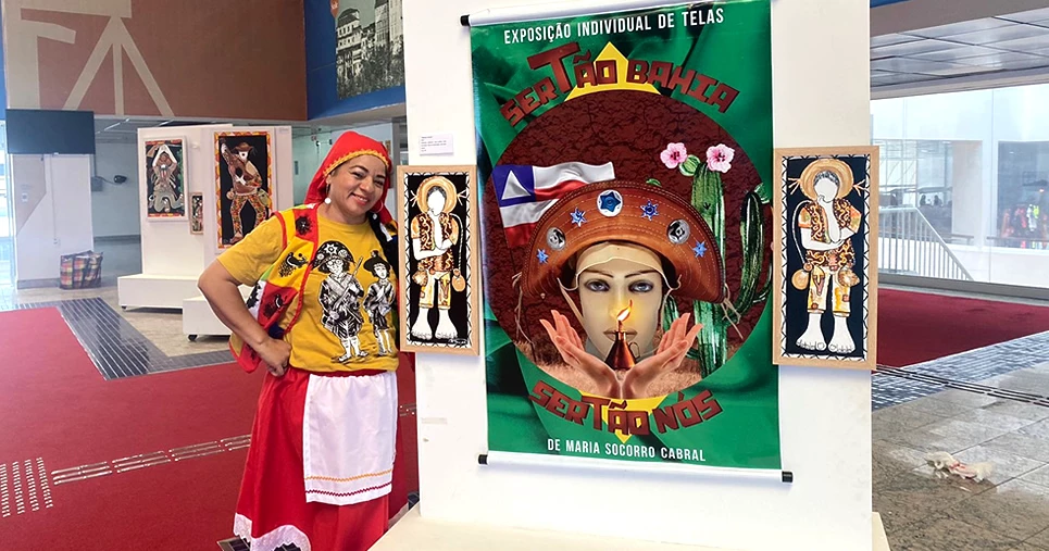 Artista Plástica Montessantense é convidada pela Terceira Vez para Expor suas Obras na Capital Salvador