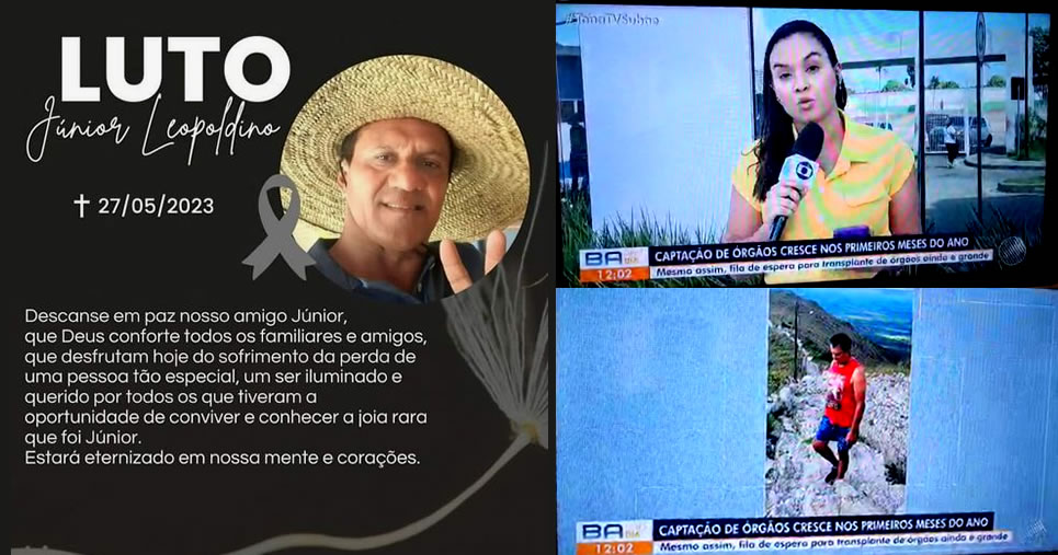 Doação de órgãos de Montesantense ajuda a salvar a vida de 9 pessoas