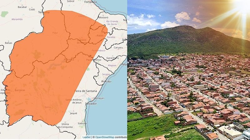 Monte Santo é uma das 199 cidades baianas que serão afetadas por Onda de Calor