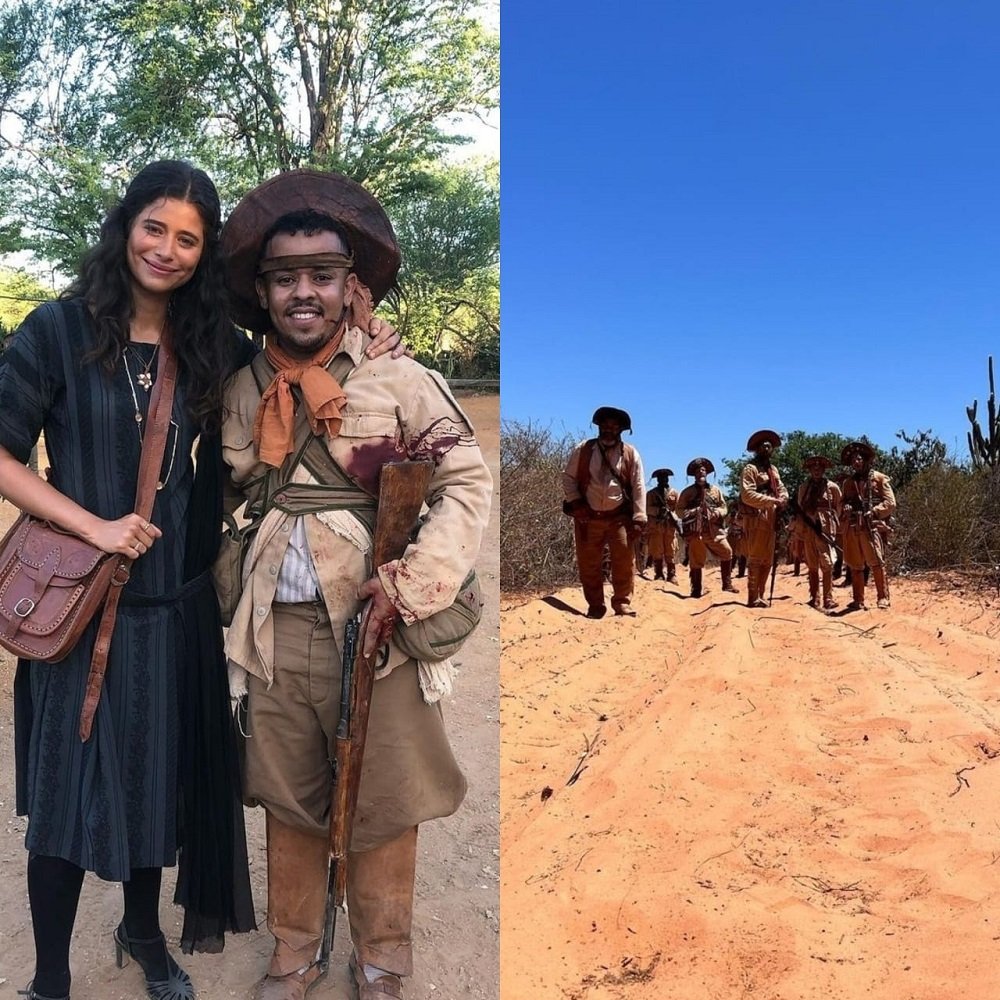 Atores da Globo desembarcam em cidade na Bahia para gravação da novela Guerreiros do Sol