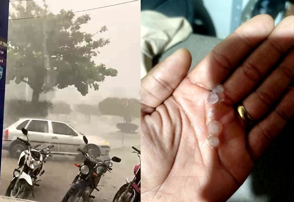 🚨 SUSTO E MEDO! FORTE CHUVA DE GRANIZO SURPREENDE MORADORES EM MONTE SANTO, NA BAHIA